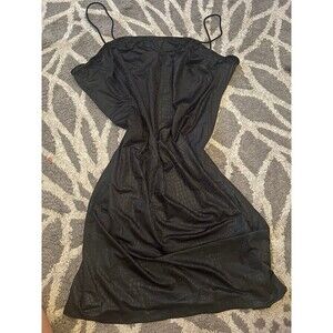 Black Snakeskin Print Shein Mini Dress